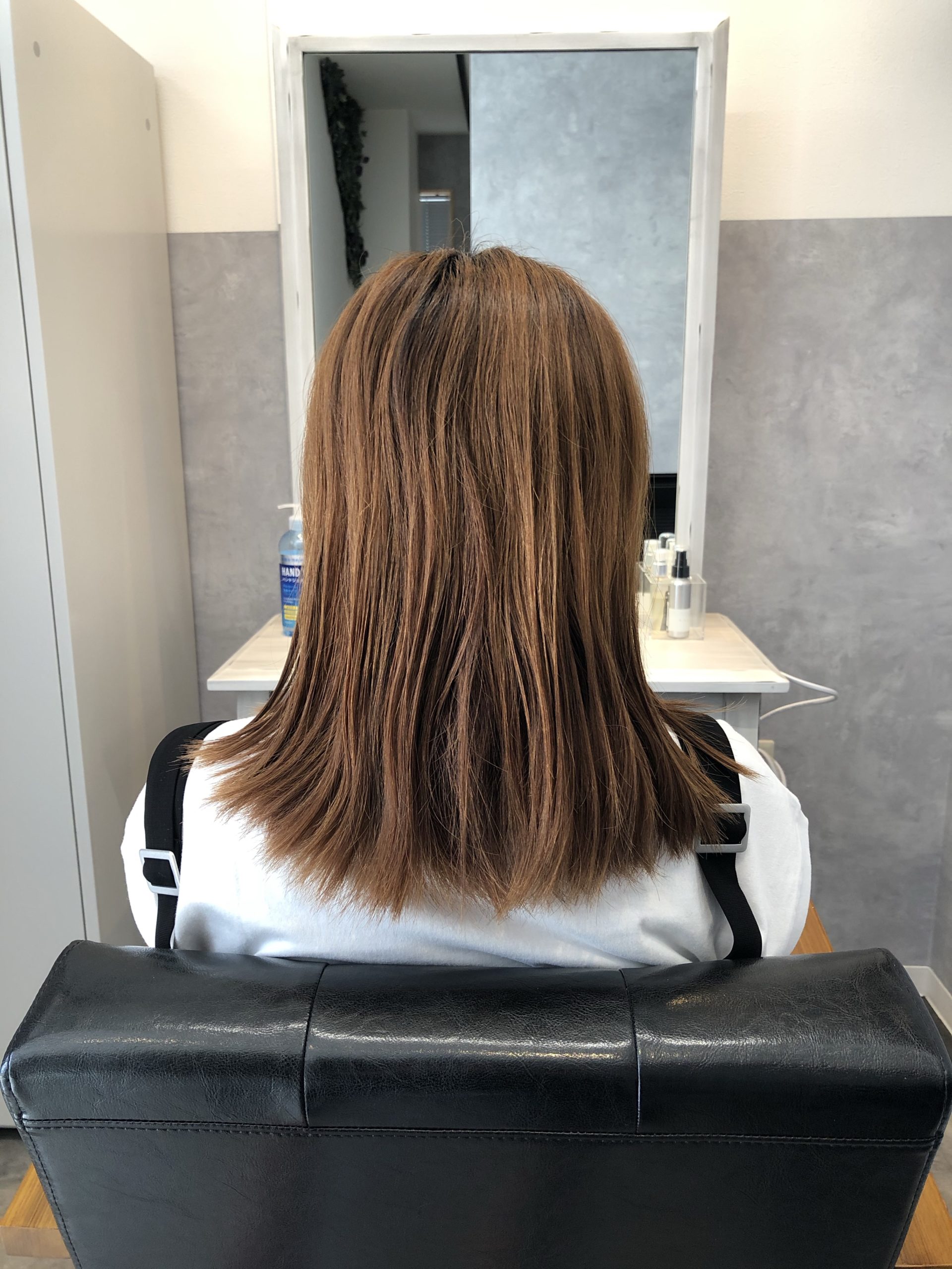 透明感 明るさを保った綺麗な髪色はアッシュベージュがオススメ 柏市豊四季のお悩み改善美容室pono